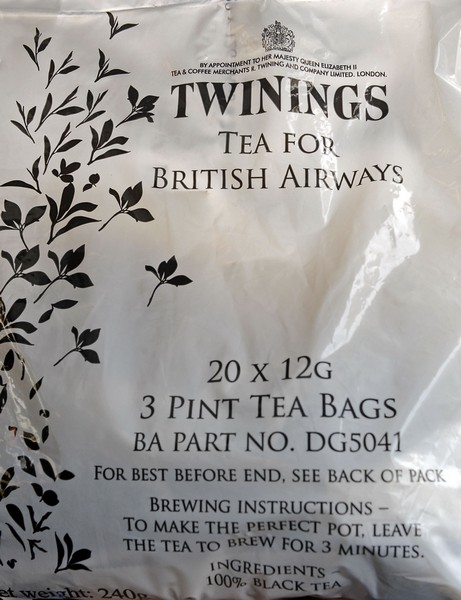 British Airways to a tea